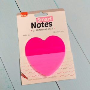Post it Transparentes Corazón