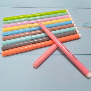 Set x 10 fibras escolares pastel