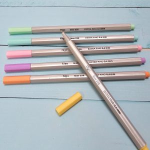 Set x 6 Marcadores Liner 038 Pastel