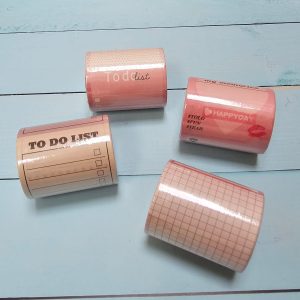 Washi tape notes to do